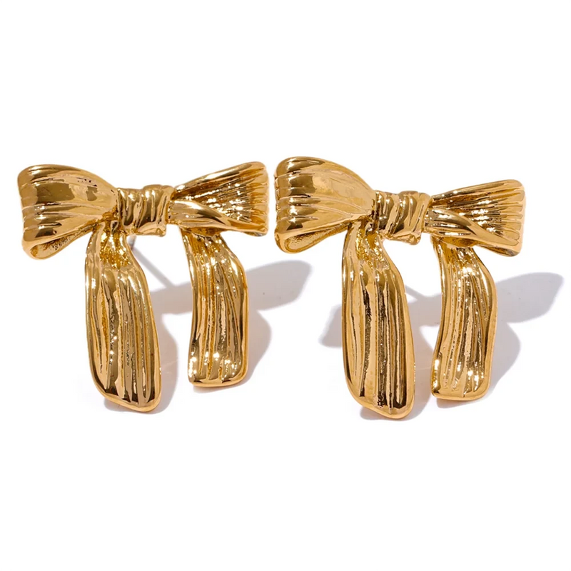 Charm Earrings in Silver and Gold