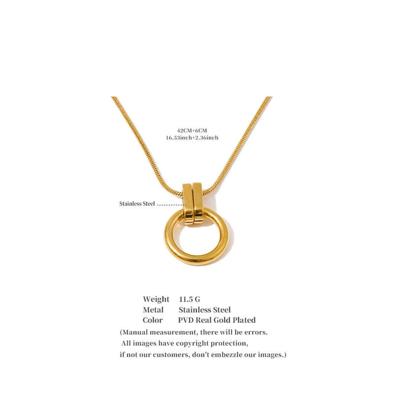 Colar Argola Fashion