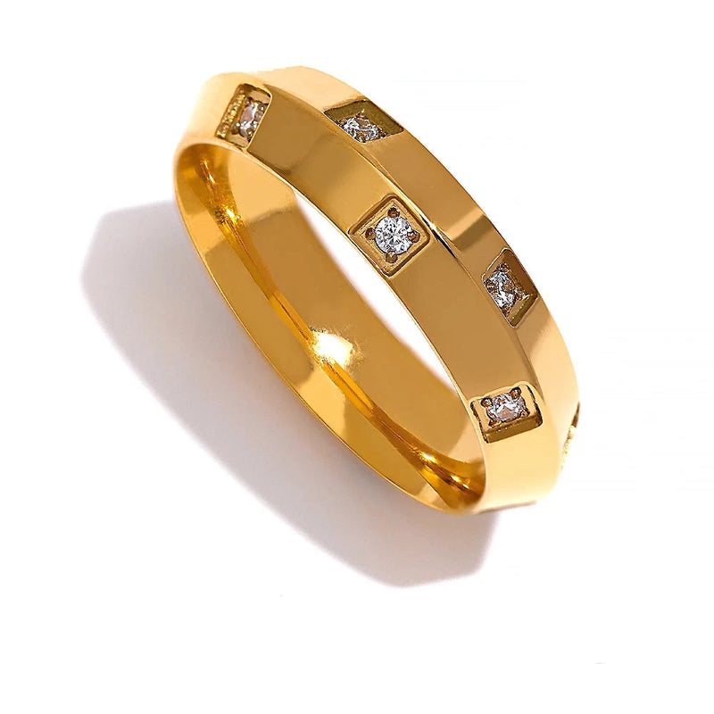 Anel Exclusive Premium com Pedras em Zircônia