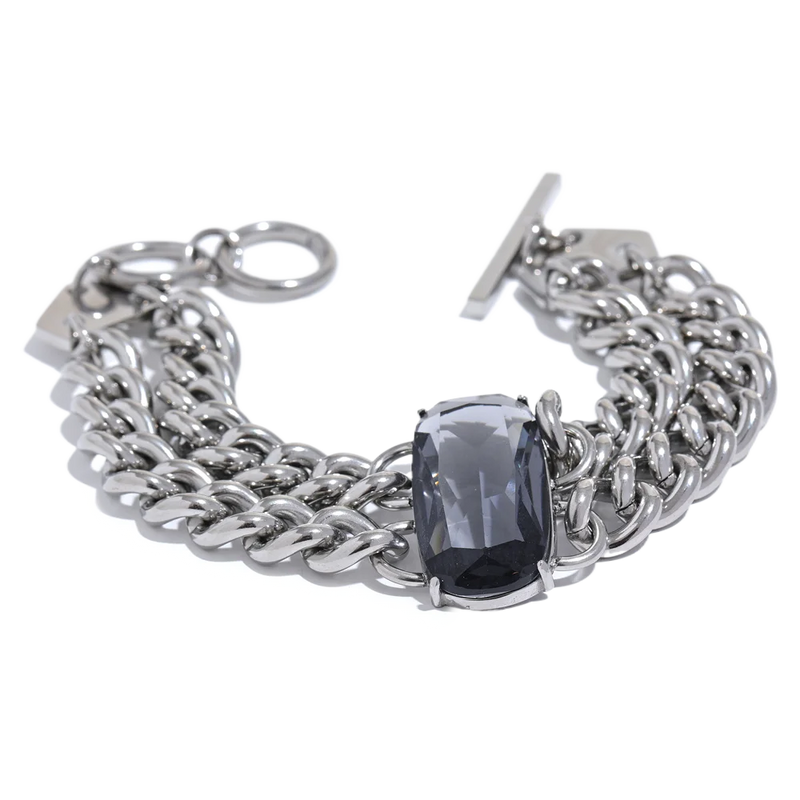 Expression Bracelet with Zirconia Stone