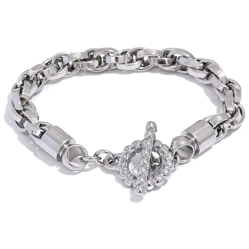 Bracelete Thicker Link Banhado a Ouro 18K