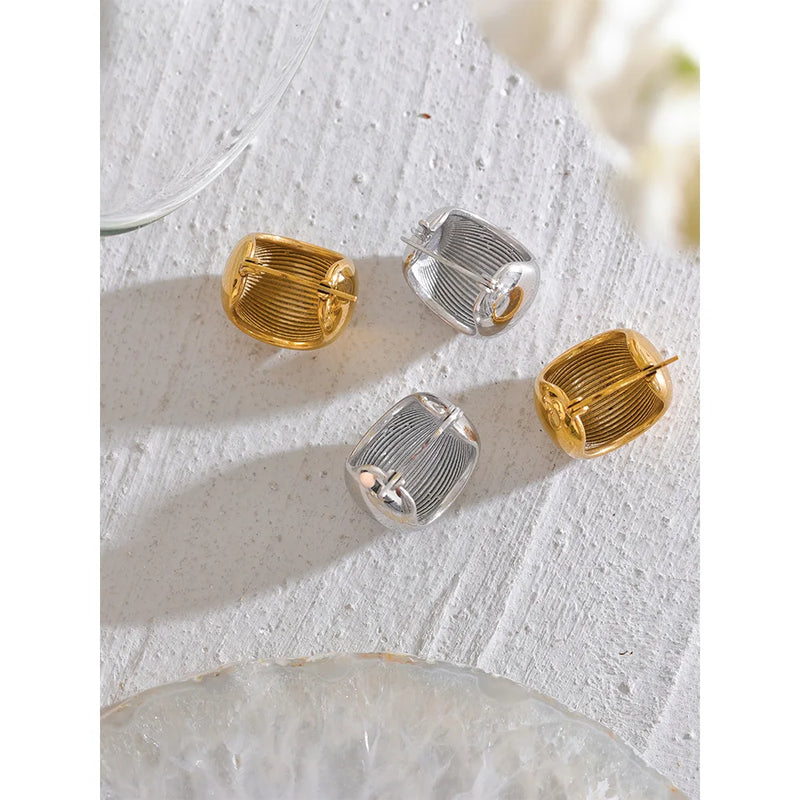 Shell Earrings in Gold and Silver