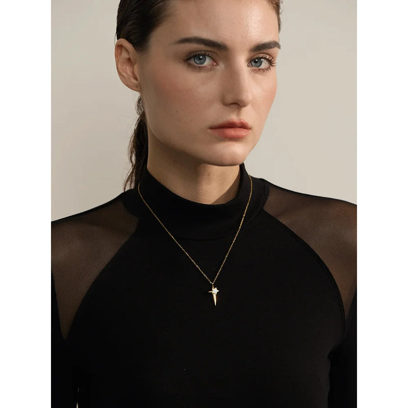 Necklace - Shooting Star 18K Gold Plated
