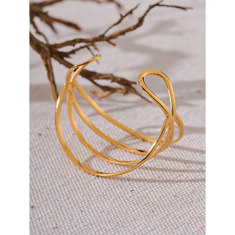 Bracelete Geometric Hollow