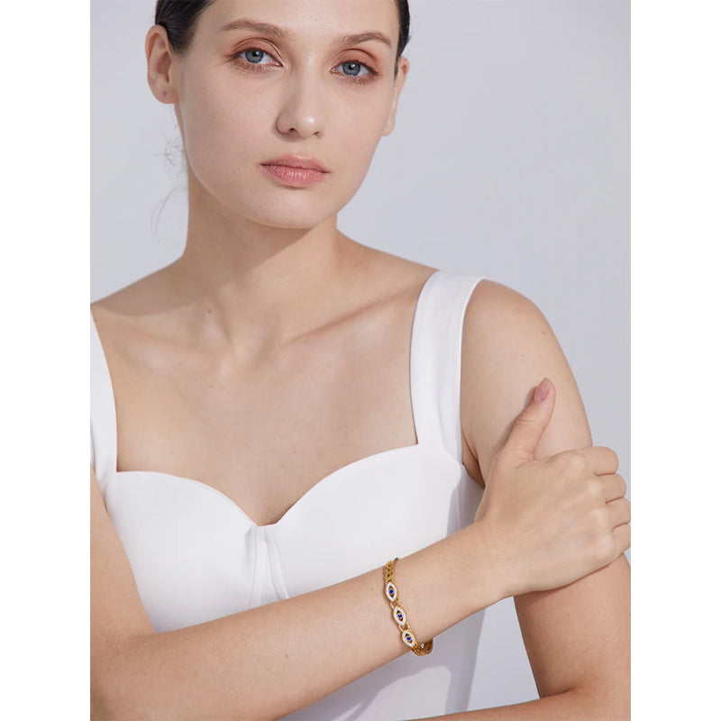 Bracelete Turkish Style com Pedras em Zircónia