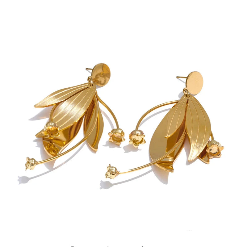 18K Gold Plated Fairy Earring