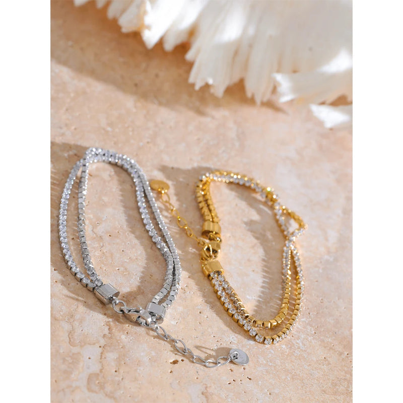Bracelete Íris com Pedras em Zircónia