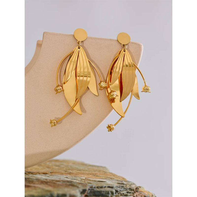 18K Gold Plated Fairy Earring