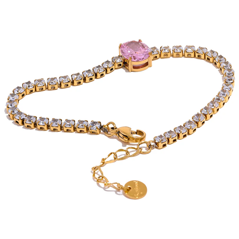 Bracelete Glória com Pedras em Zircónia