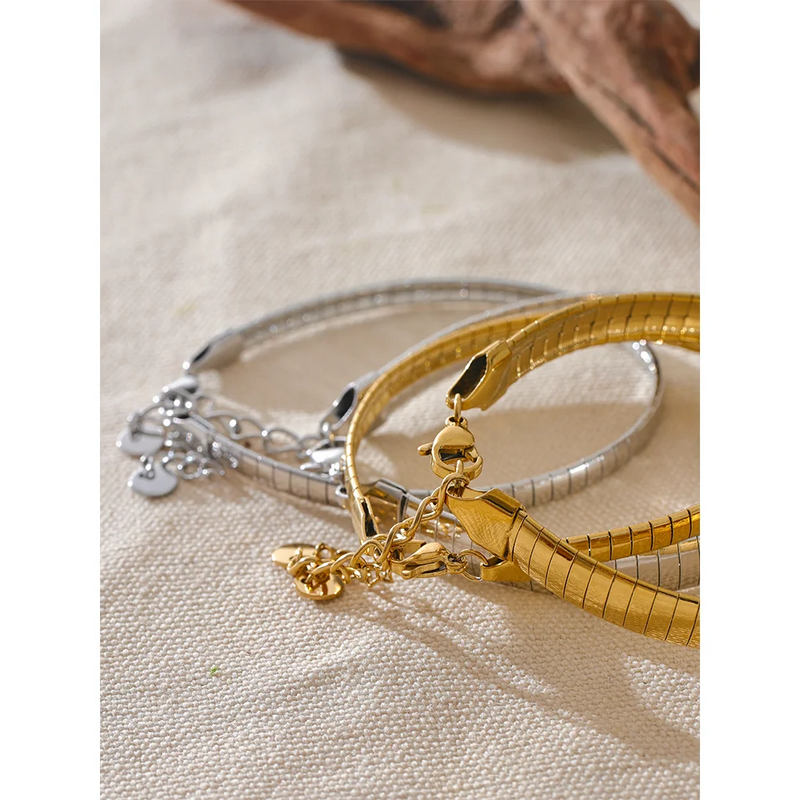 Bracelete Leonora Banhado a Ouro 18K