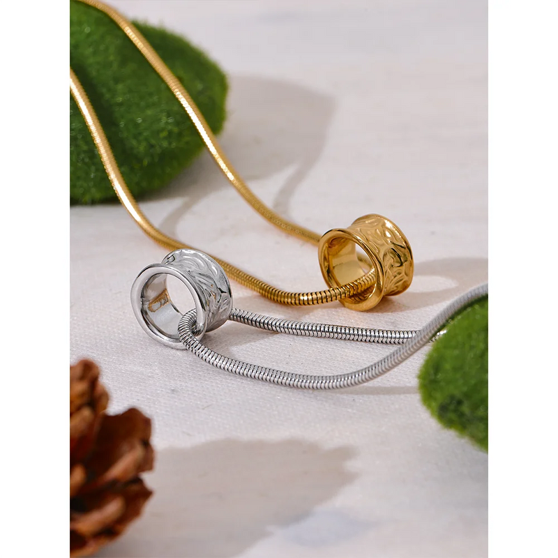 Mancha Necklace - 18K Gold Plated and Silver