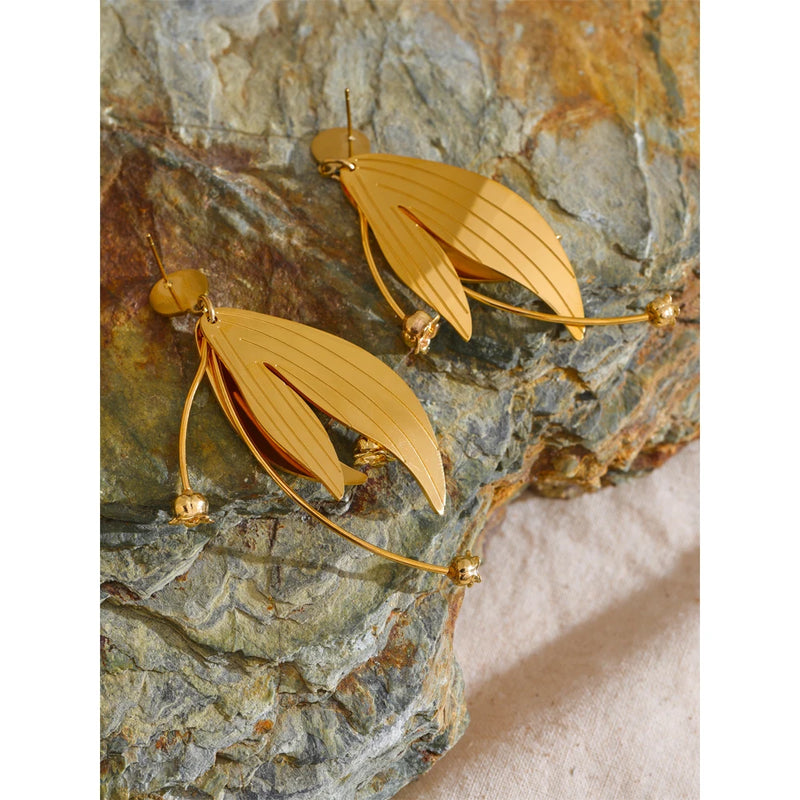18K Gold Plated Fairy Earring