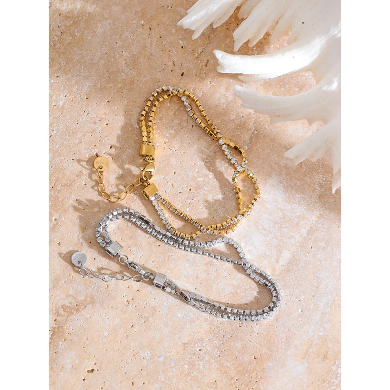 Bracelete Íris com Pedras em Zircónia