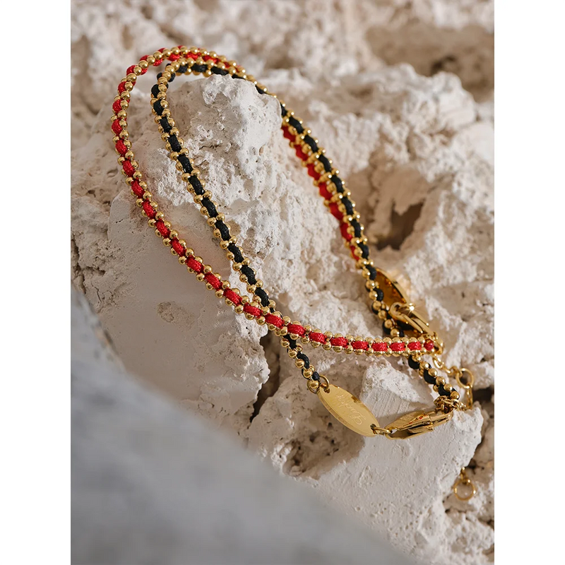 Bracelete Sorte e Proteção Banhado a Ouro 18K