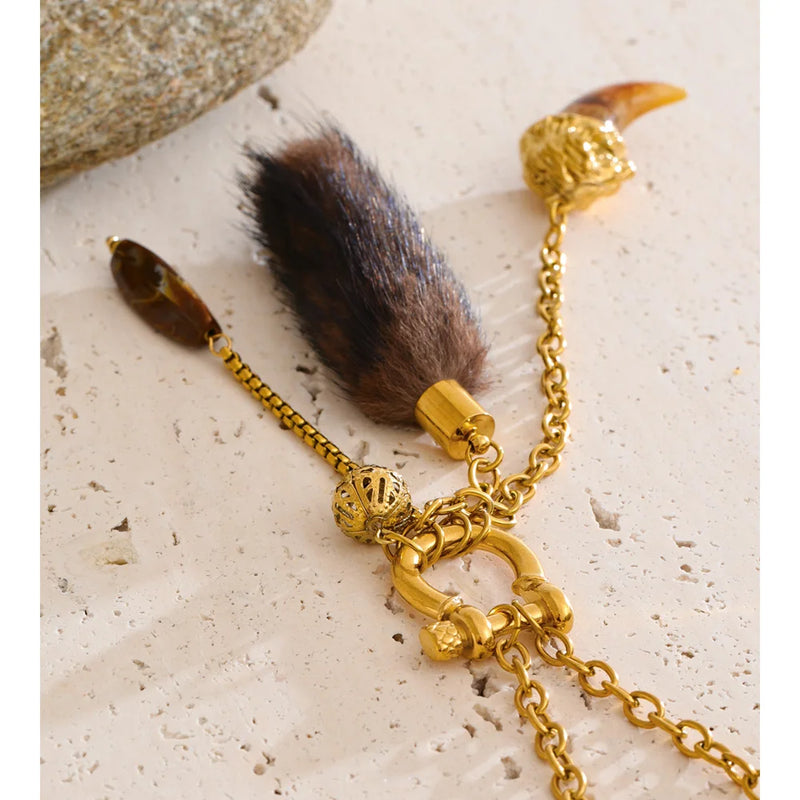 Colar Luz Divina banhado a Ouro 18K