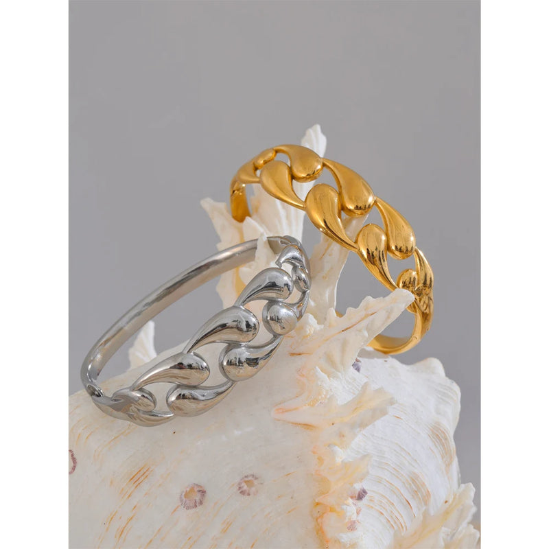 Bracelete Forma - Banhado a Ouro 18K