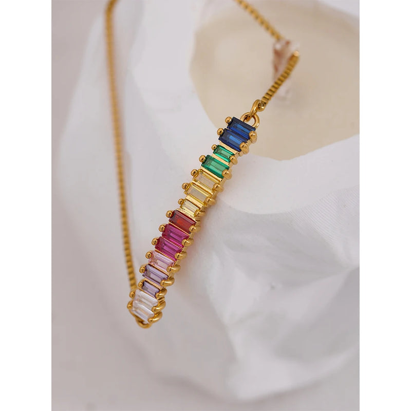 Bracelete Stella -  Com pedras em Zircónia e Banhado a Ouro 18K