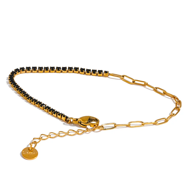 Bracelete Colorful Banhado a Ouro 18K e Pedras em Zircónia