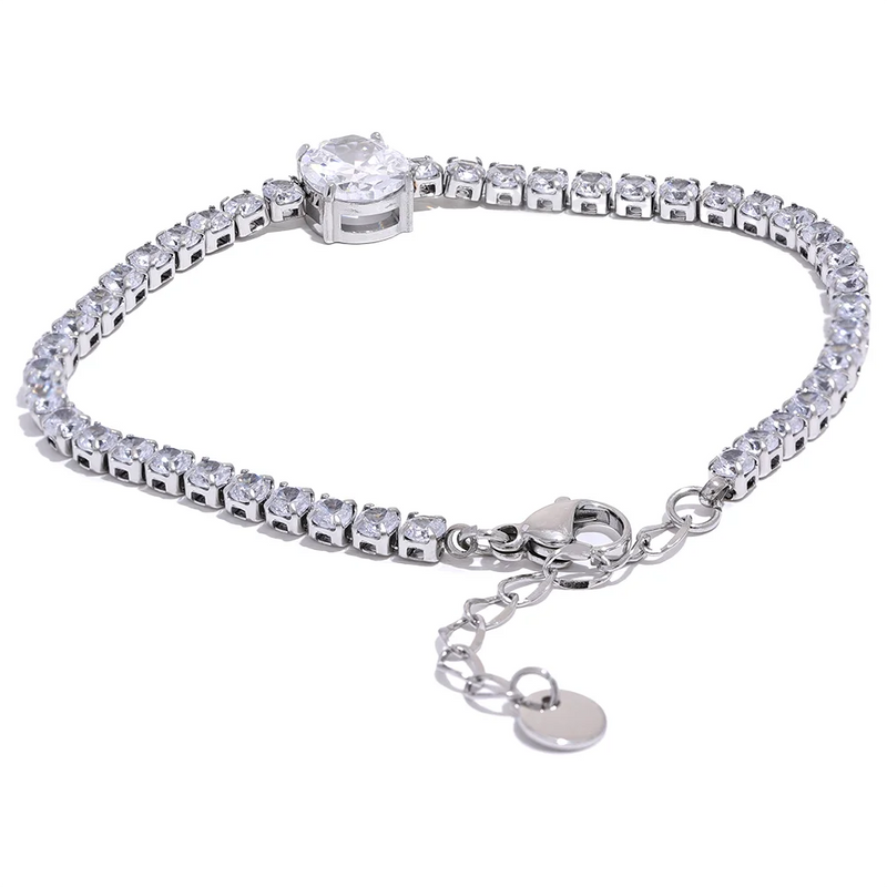 Bracelete Glória com Pedras em Zircónia