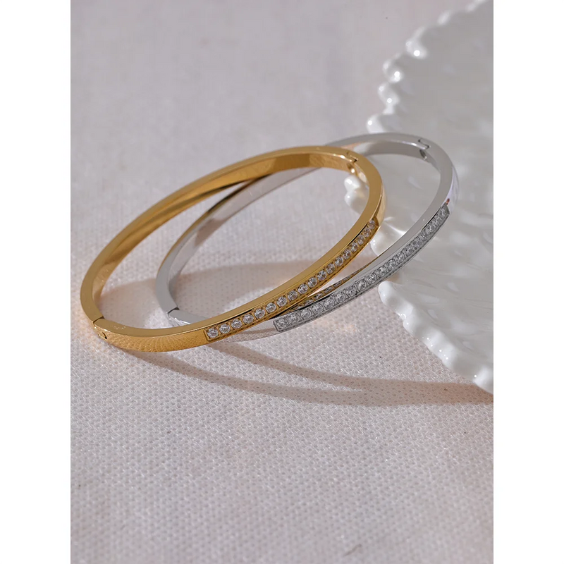 Bracelete Shinny com Pedras em Zircónia