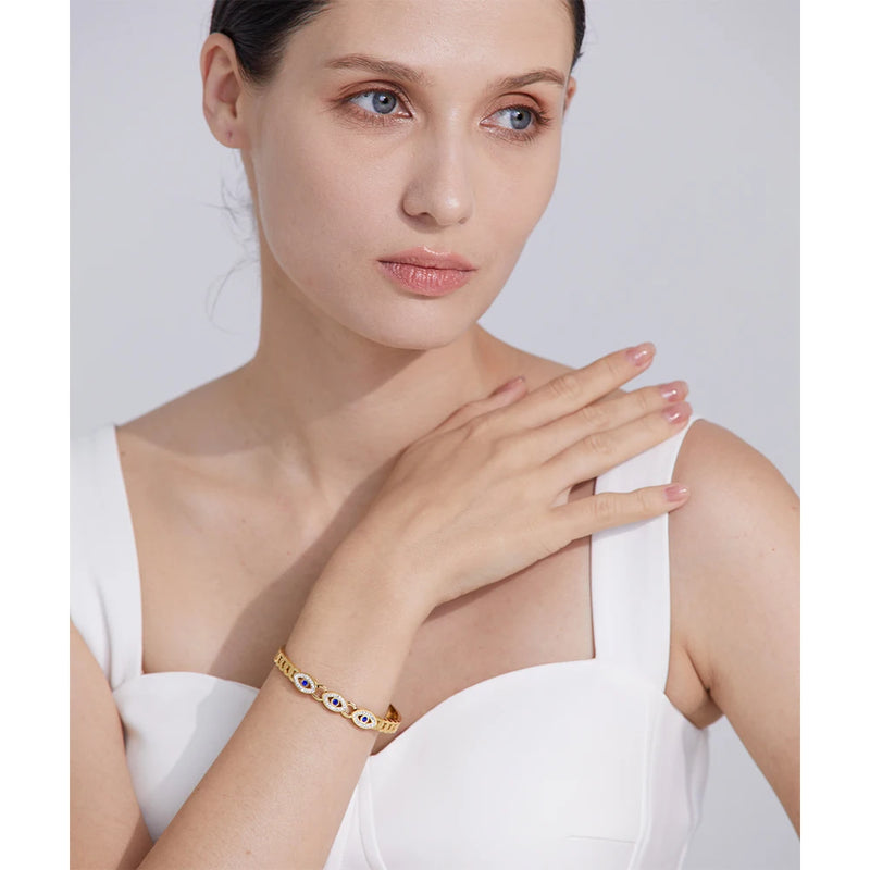 Bracelete Turkish Style com Pedras em Zircónia