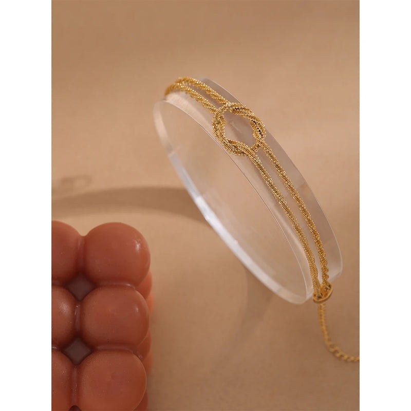 Bracelete Gypsophila Banhado a Ouro 18K