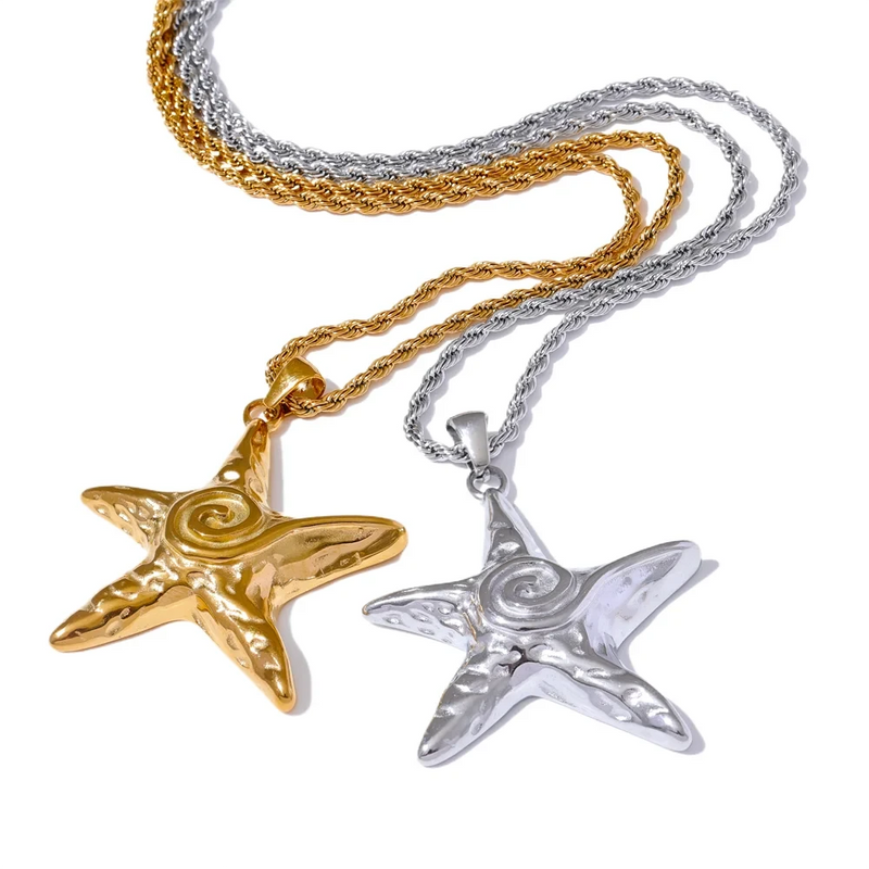 Sea Necklace - 18K Gold Plated
