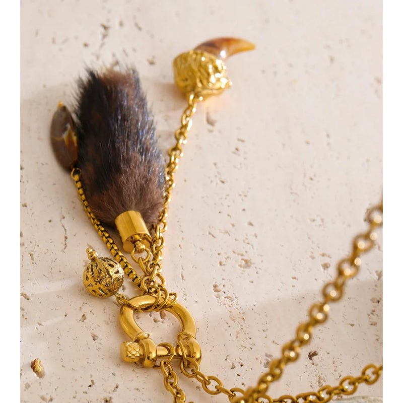 Colar Luz Divina banhado a Ouro 18K