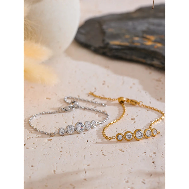 Pulseira - Wrist com pedras em Zirconia