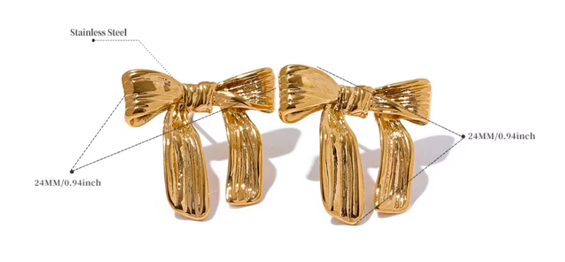 Charm Earrings in Silver and Gold
