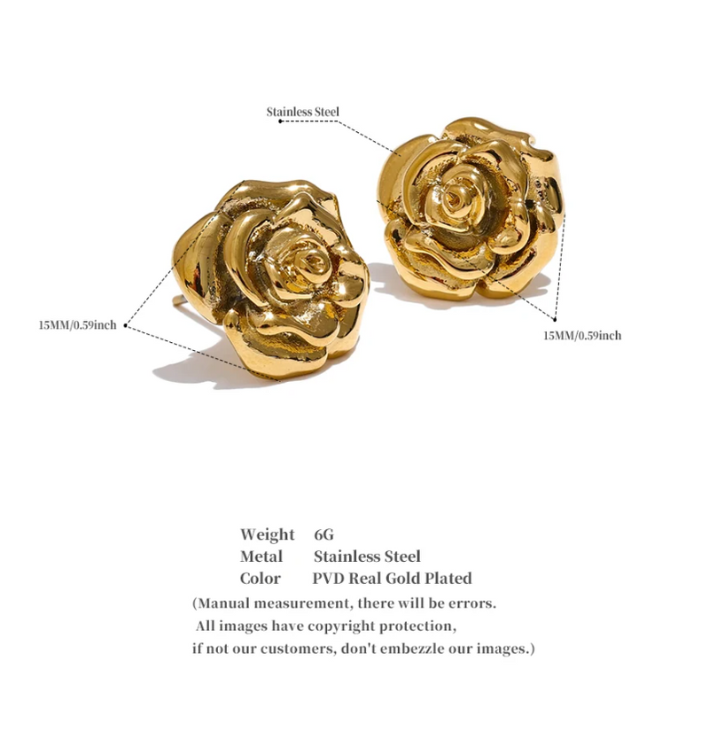 Brincos - Rose
