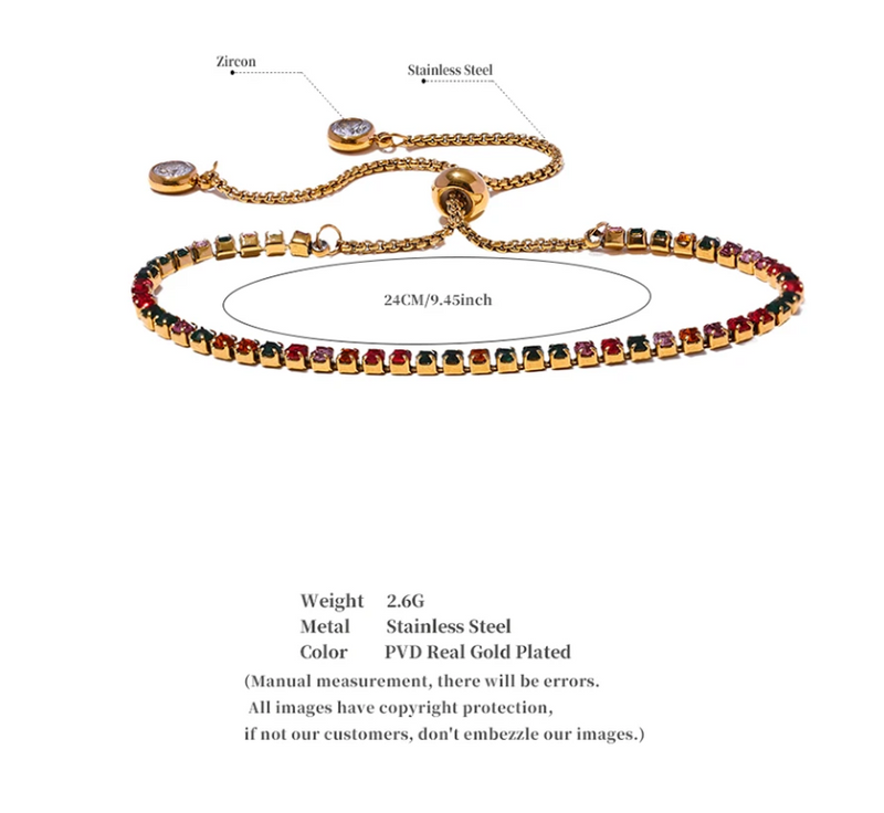 Bracelete High Grade com pedras em Zircónia