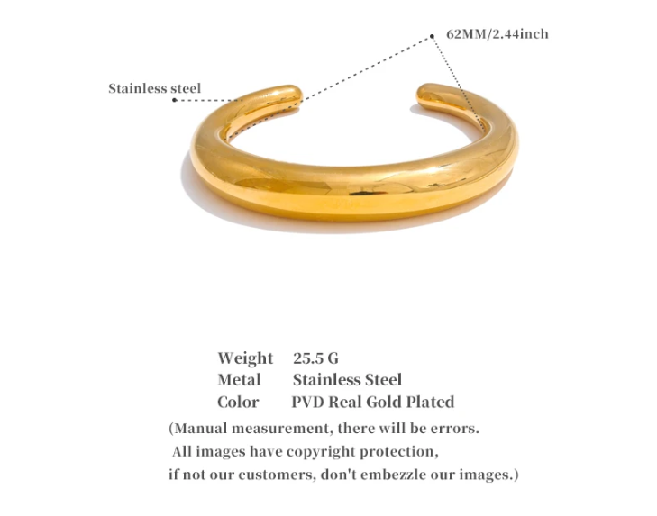 Bracelete Serenatta - Banhado a Ouro 18K