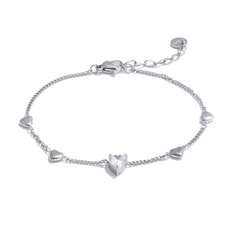 Bracelete Prestígio com Pedra em Zircónia