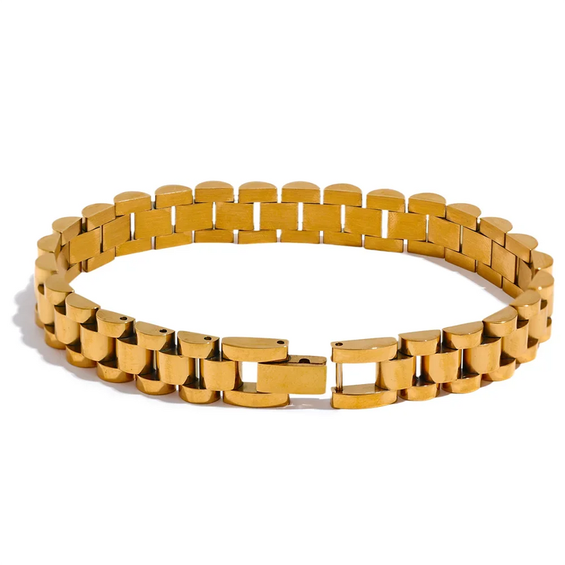 Bracelete Simple Unic - Banhado a Ouro 18K
