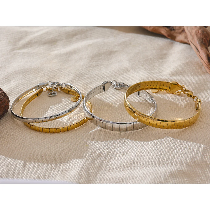 Bracelete Leonora Banhado a Ouro 18K