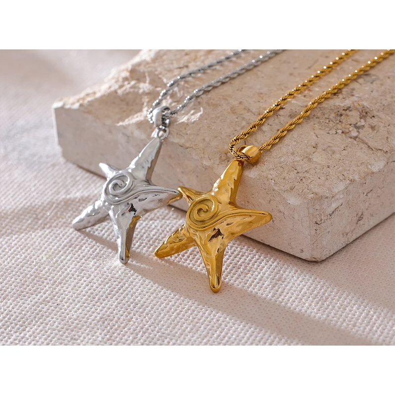 Sea Necklace - 18K Gold Plated