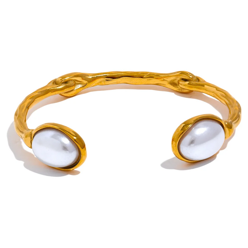 Bracelete Essenza com Pérolas Naturais
