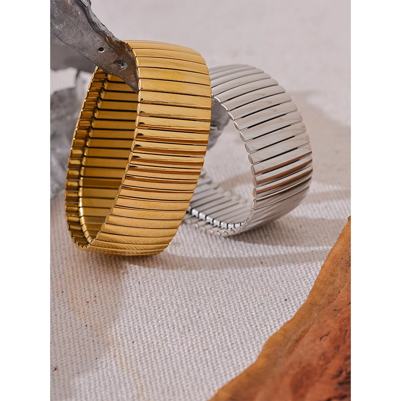 Bracelete Big Rust - Banhado a Ouro 18K