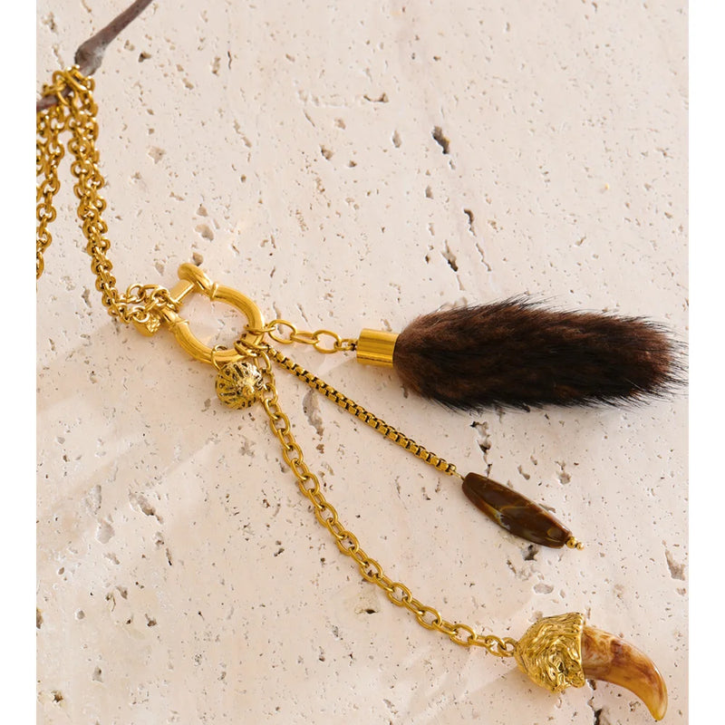 Colar Luz Divina banhado a Ouro 18K