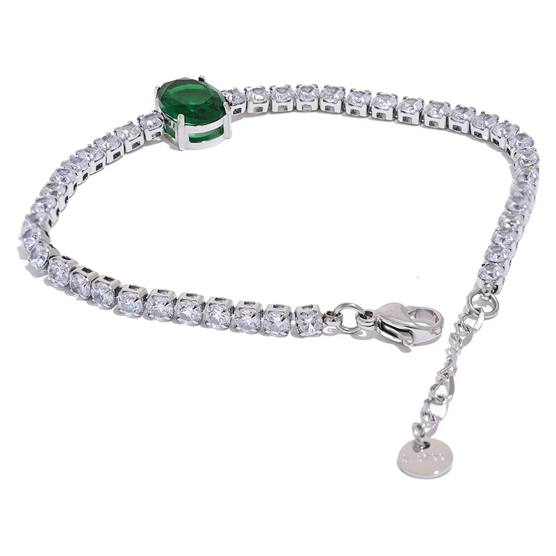 Bracelete Glória com Pedras em Zircónia