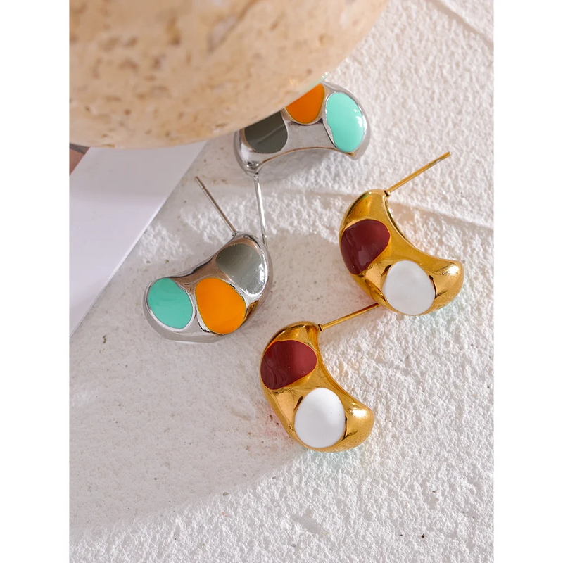 Earring - Stainless Steel Charm