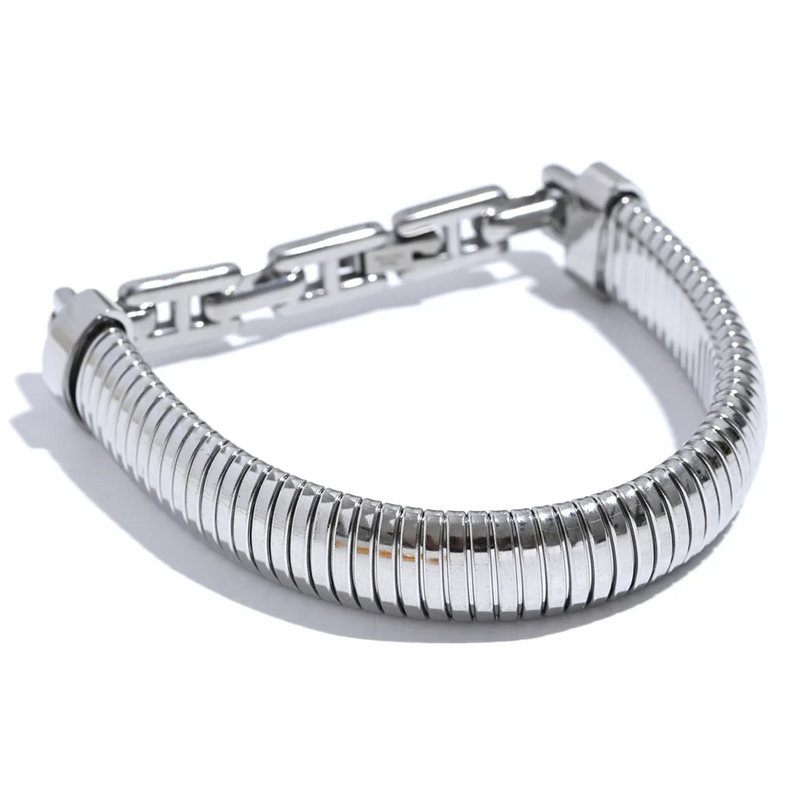Bracelete Línqua Banhado a Ouro 18K