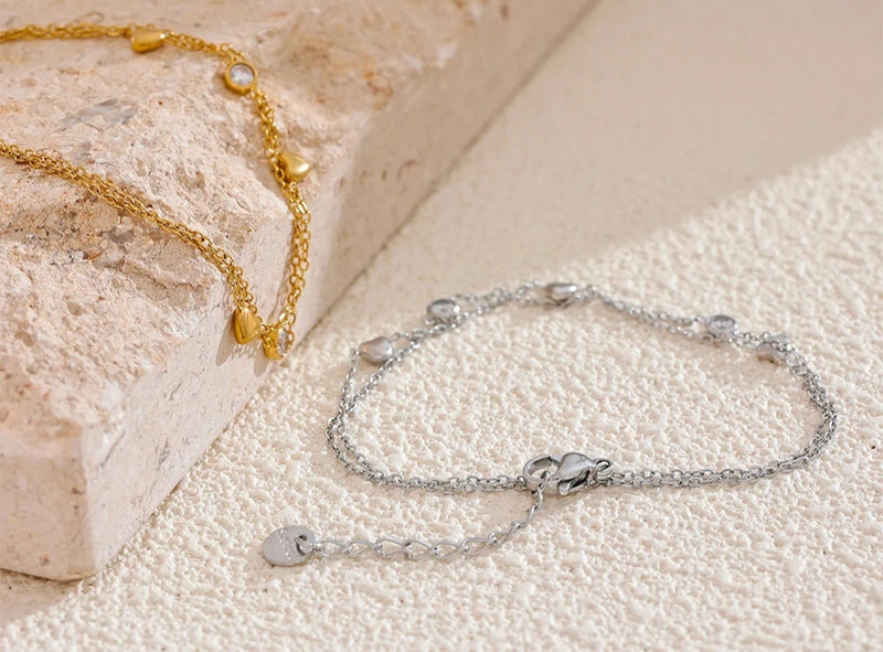 Love Bracelet with Zirconia Jewelry