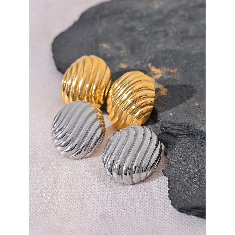 Conha Earrings - 18K Gold Plated