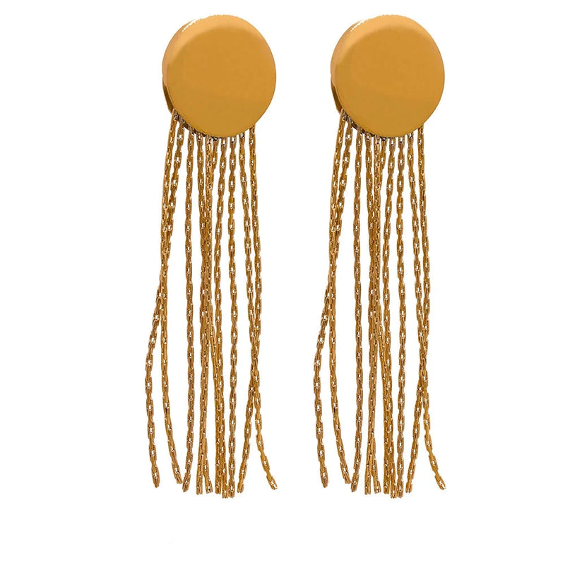 Charms Earrings in Silver and Gold
