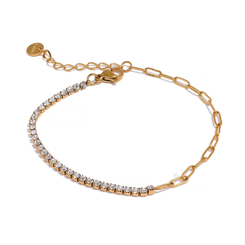 Bracelete Colorful Banhado a Ouro 18K e Pedras em Zircónia
