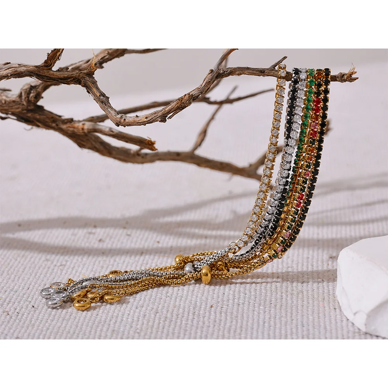 Bracelete High Grade com pedras em Zircónia