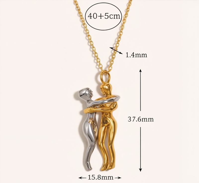 Colar - Paixão Intensa banhado a Ouro 18K
