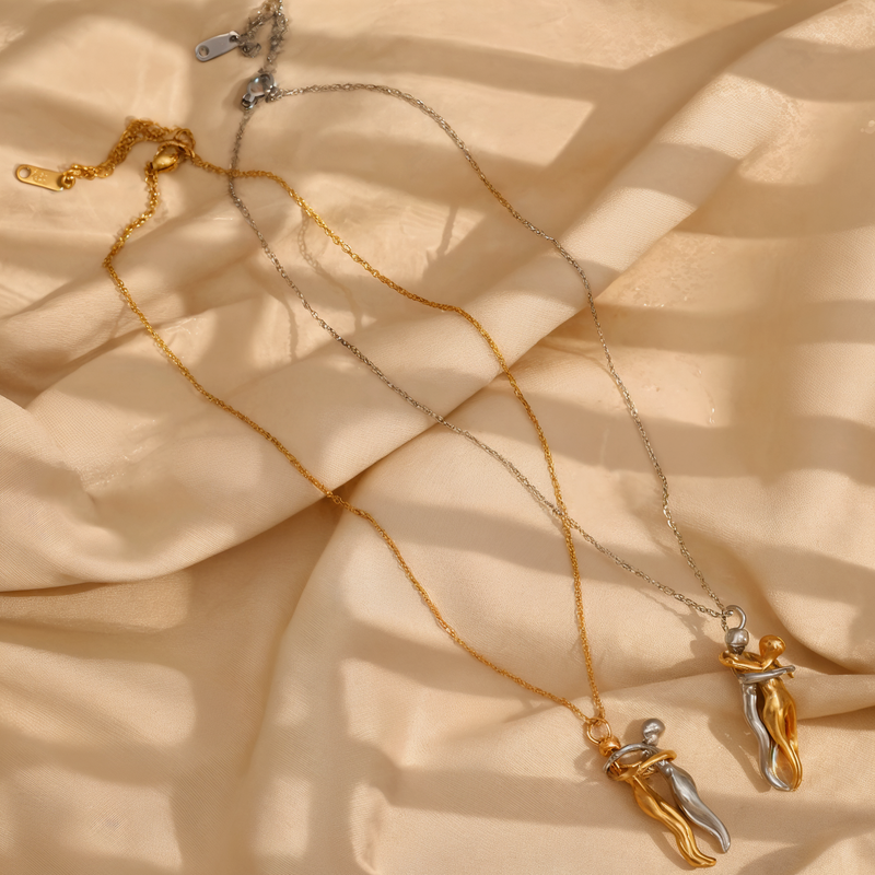 Colar - Paixão Intensa banhado a Ouro 18K